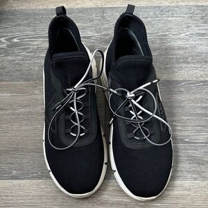 Black Knit Slip-On women’s Prada Sneakers